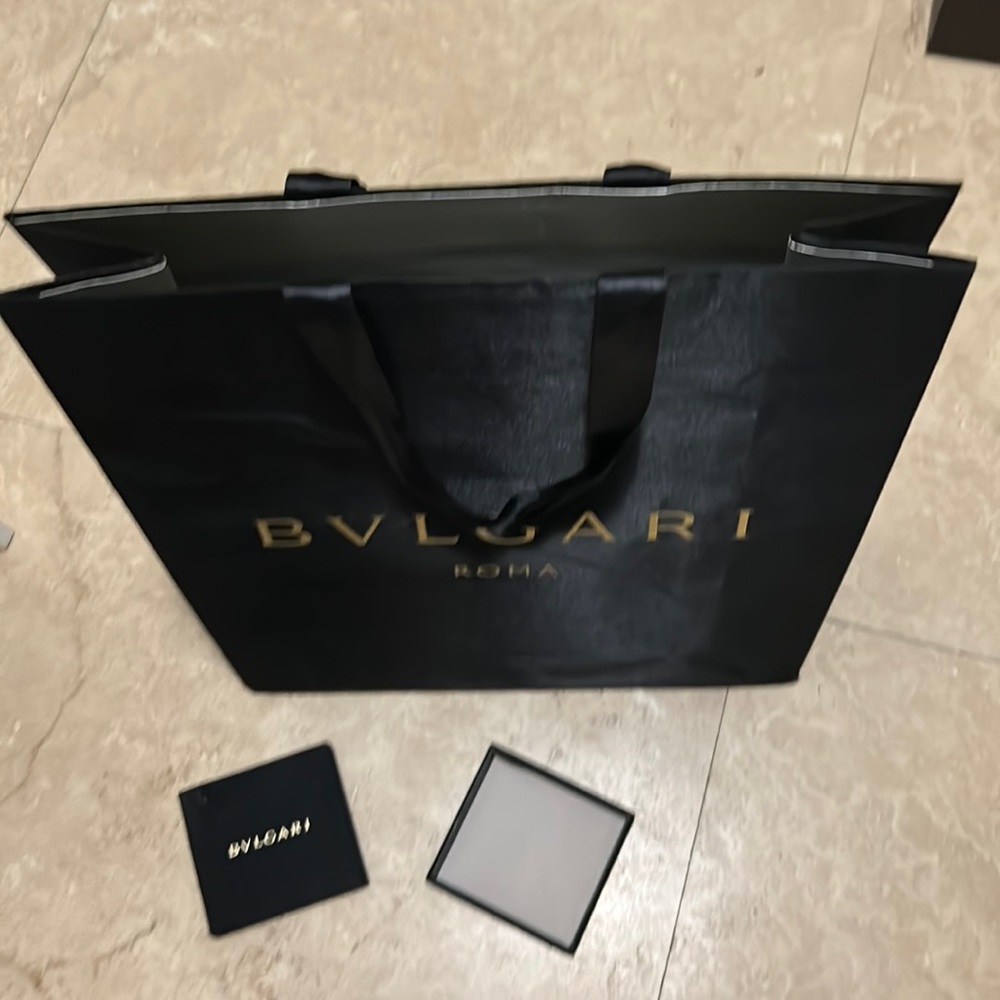 bulgari bag and box